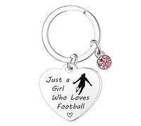 Ghloyza Football Gifts For Girls Football Lover Gifts Just A Boy Who Loves Football Keyring Gifts Football Players Gift Daughter Granddaughter Sister Friend Birthday Graduation Christmas Gifts