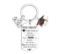 Ghloyza Graduation Keyring Class of 2026 Graduation Gifts for Women Inspirational Graduation Present for High School College Senior 2026 Gifts YOU DO IT Key Ring