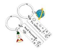 Ghloyza I Love You Gifts 2 PCs Couple Matching Keyrings For Husband Wife Valentines Day Gifts For Him And Her Couples Gifts For Boyfriend Girlfriend To Infinity And Beyond Keyring
