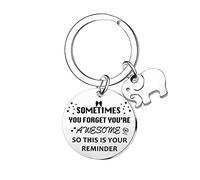 Ghloyza Inspirational Gifts For Friends Sisters Women Inspirational Keyring Sometimes You Forget You Are Awesome So This Is Your Reminder