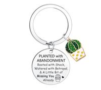 Ghloyza Leaving Gifts for Colleagues Women Office Gifts for Friends Boss Coworker Keyring Miss You Gifts Goodbye Gift Funny Farewell Keyring Going Away Present Retirement Gift