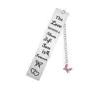 Ghloyza Mum and Son Bookmark 'The Love Between A Mum & Son Is Forever' Stainless Steel Bookmark (1 Piece)