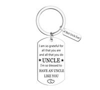 Ghloyza Uncle Gifts Keyring Best Uncles Gifts from Niece Nephew Thank You Gifts for Uncle Best Uncle Ever Father’s Day Birthday Gift for Uncles