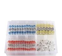 GHNQBAHID 120pcs Solder Seal Wire Connectors Heat Shrink Insulated Electrical Wire Terminals Butt Splice CableCrimp Waterproof Automobile