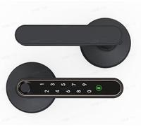 GHome 4 in 1 Smart Fingerprint Door Knob with App Control & Key, Auto Lock, Biometric Thumbprint Door Locks for Bedroom, Garage, Home & Office