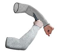 Ghopy Cut Resistant Safety Arm Sleeves, Level 5 Protection Work Arm Wrist Sleeve Gloves Anti Cut Guard Bracers Protector Forearm Wrist Arm Protector Sleeve Gloves For Arms Elbows Skin Safety (35cm)…