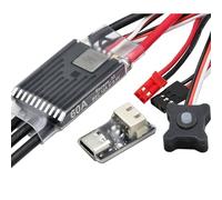 Ghost 60A Crawler Brushless ESC, RC Motor Electric Speed Controller with 12A BEC 5~8.4V Adjustable with WiFi-Link for 1/10 Crawler Car, Climbing Car, Ship Model, Axial SCX10 TRX-4 TRX-6