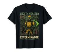 Ghost and Monster Exterminator No Job Too Creepy Workers T-Shirt