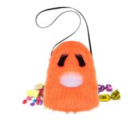 Ghost Bag - Halloween Plush Shoulder Bag in Ghost Shape, Cute | Ghost shape design, soft plush material, shoulder bag style, compact storage space, easy to carry, scary holidays