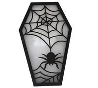 Ghost Bat Lamp Desk - uniique Coffin Shape Haunted House | Long Lasting Horror Props Lanterns Ghost Bat Nightlights | Nightmare Before Christmass Light for The Living Room or offfice.