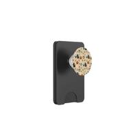Ghost Black Cat Reading Coffee Pumpkin Halloween Pattern Art PopSockets PopWallet for MagSafe
