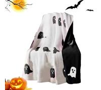 Ghost Blanket, Halloween Blanket Throw, Spooky Ghost Throw Blanket, Spooky Soft Flannel Blankets Decorations, Halloween Ghosts Throw Blanket, Halloween Soft Flannel Blanket