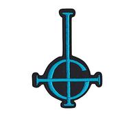 Ghost Blue Heavy Metal Band Patch Badge Embroidered Iron on Applique Souvenir Accessory
