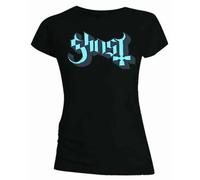 Blue Keyline Logo Skinny Fit T Shirt Ghost Black XL