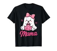 Ghost Boo Coquette Bow Girly Halloween Spooky Season Mama T-Shirt
