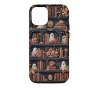 Ghost Book Rose Pink Navy Victorian Dark Floral Romantic Case for iPhone 12/12 Pro