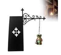 Ghost Bookshelf Lantern, Cute Vintage Reading Ghost LED Nightlight with Scroll Bracket, Warm Glow Miniature Shelf Decor for Book Lovers, Spooky Halloween Accent Light for Home Study Library (Black E)