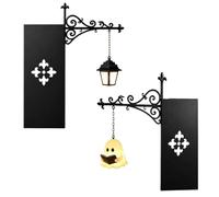 Ghost Bookshelf Lantern,Library for Bookcase,Reading Nook,Shelf Decor B)