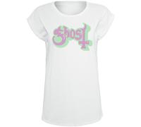 Ghost Bubble Logo T-Shirt white S