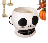 Ghost Bucket | Candy Bowl Decoration In The Shape Of A Ghost Flower Pot | Halloween Decorations | Candy Bag With Cute Figurine - Outdoor Snack Holiday Pathway Yard