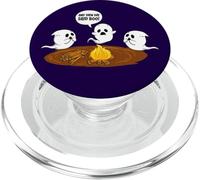 Ghost Campfire Funny Halloween PopSockets PopGrip for MagSafe