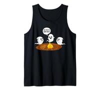 Ghost Campfire Funny Halloween Tank Top