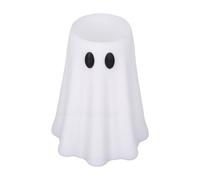 Ghost Can Sleeve, Cute Halloween Drink Holder (White) | Elastic material, fits 12oz, 16oz cans, reusable, perfect for parties, outdoor gatherings