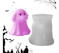 Ghost Candle Molds, 3D Halloween Candle Molds, Epoxy Resin Crafting Making Moulds for Clay Gypsum Wax Chocolate Aromatherapy