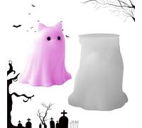 Ghost Candle Molds | Halloween Candle Stencil,Epoxy Resin Crafting Making Moulds for Clay Gypsum Wax Chocolate Aromatherapy