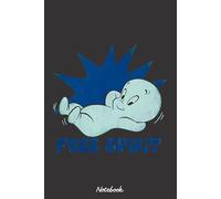GHOST CASSPER THE FRIENDLY SPOOKY HORROR CARTOON 13 Notebook: Matte Finish Cover, Diary, 6x9 120 Pages, Planner, Lined College Ruled Paper, Journal