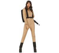 Ghost catcher costume with women's bag