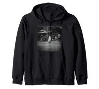 Ghost Caught On Camera Unique Halloween Zip Hoodie