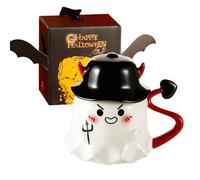 Ghost Ceramic Coffee Cup | Cute Funny Ceramic Ghost Cups,Holiday Party Supplies for Birthday Home Family Housewarming Offices Party Men Friends