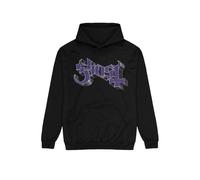 Ghost - Chrome Logo & Grucifix - Hoodie - black - M - 80% Cotton, 20% Polyester M