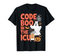 Ghost Code Boo in The ICU Nursing Nurse Halloween Costume T-Shirt