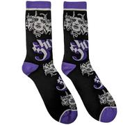 Ghost Copia Band Logo Ankle Socks In Black Black One Size
