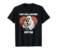 Ghost Costume That's Not A Costume Kiss Cam Funny Halloween T-Shirt