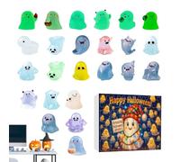Ghost Countdown Calendar - Halloween Glowing Ghost Calendar,Home Decor Cute for Trees Entryway Shelf Table Holiday Party Window Wreaths Car Kids Teens December