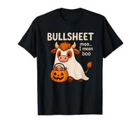 Ghost Cow Funny Halloween Spooky Moo Animal Costume Humor T-Shirt