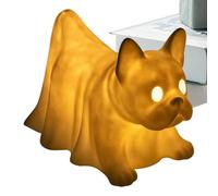 Ghost Dachshund Statues Nightlight - Halloween Ghost Pet Lamp, Funny Cute LED Ghosts Dog Table Light Exquisite Halloween Animal Nightlight Decor For Bedroom & Living Room Or Holiday Home Display