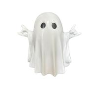 Ghost Decor, Halloween Figurine, Spooky Ornament, Rock-Like Sculpture, Tabletop Centerpiece, Living Room Accent, Party Display for Home Garden Indoor Use, 12.5x9x11.5cm