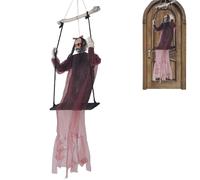 Ghost Decor, Hanging Ghost Outdoor - Scary Sinister with Accessories and Sound for Horrific Outdoor Indoor Wall Window Decoration