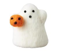 Ghost Decoration - Funny Felt Holding Pumpkin | s Funny White Ghosts, for Home Parties Events Desk Table Shelf Indoor Outdoor Place