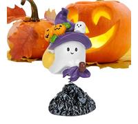 Ghost Decorations, Cute and Terrible Ghost Statue | Sculpture with Spring for Decoration: Entrance, Library, Thematic Party, Holiday, Bedroom, Living Room,