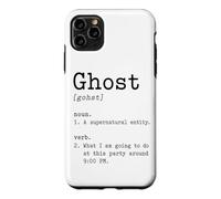 Ghost Definition Joke Party Funny Halloween Lazy Costume Case for iPhone 11 Pro Max