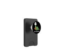 Ghost Dinosaur Boo Brontosaurus Pumpkin Autumn Halloween PopSockets PopWallet for MagSafe