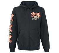 Ghost Distressed Papa Skull Hoodie Jacket black L