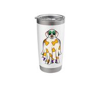 Ghost Dog Spooky Bone Puppy Stainless Steel Insulated Tumbler