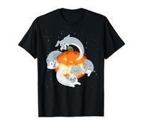 Ghost Dogs Halloween Pawssessed Pumpkin Spooky Pups T-Shirt