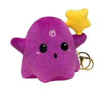 Ghost Doll, Ghost Plush Doll Pendant, Cartoon Keyring Cute | 4.7 Inch Keyring Pendant Ghost Plush Ornament for Backpack School Bag, purple, Siehe Beschreibung
